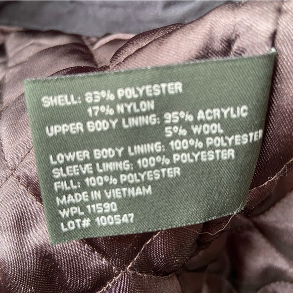 weatherproof Garment winter microfiber bomber jacket. Lined zippered pockets. - Picture 9 of 12